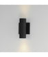 Calibro 7.5 inch LED Outdoor Sconce Black