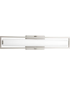 Frame LED 24" Linear Vanity Light Brushed Nickel