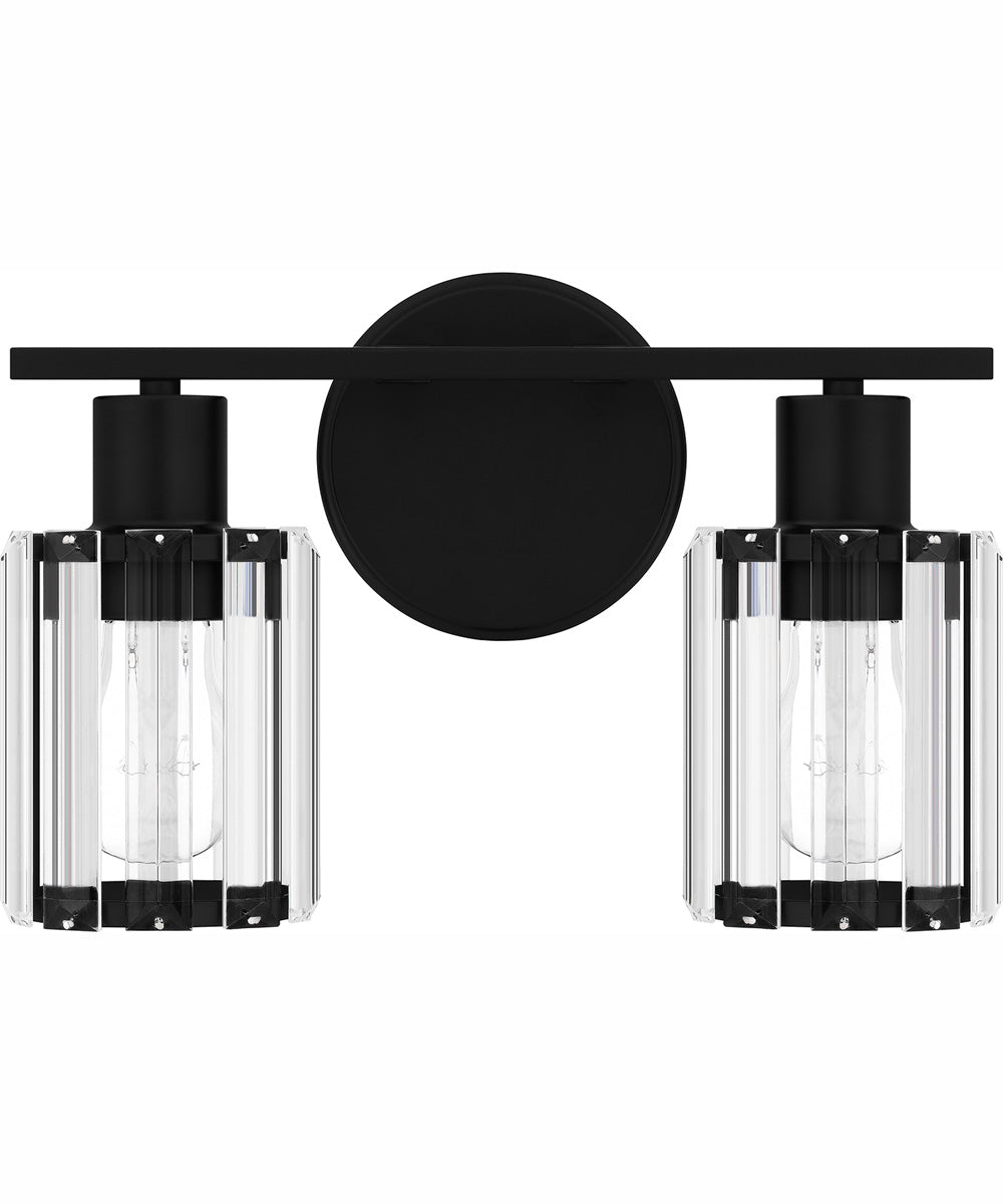 Isla Medium 2-light Bath Light Matte Black