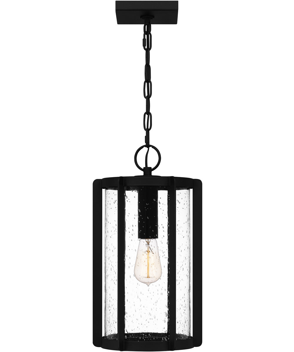 Hazel Large 1-light Outdoor Pendant Light  Coastal Armour Aluminum Earth Black