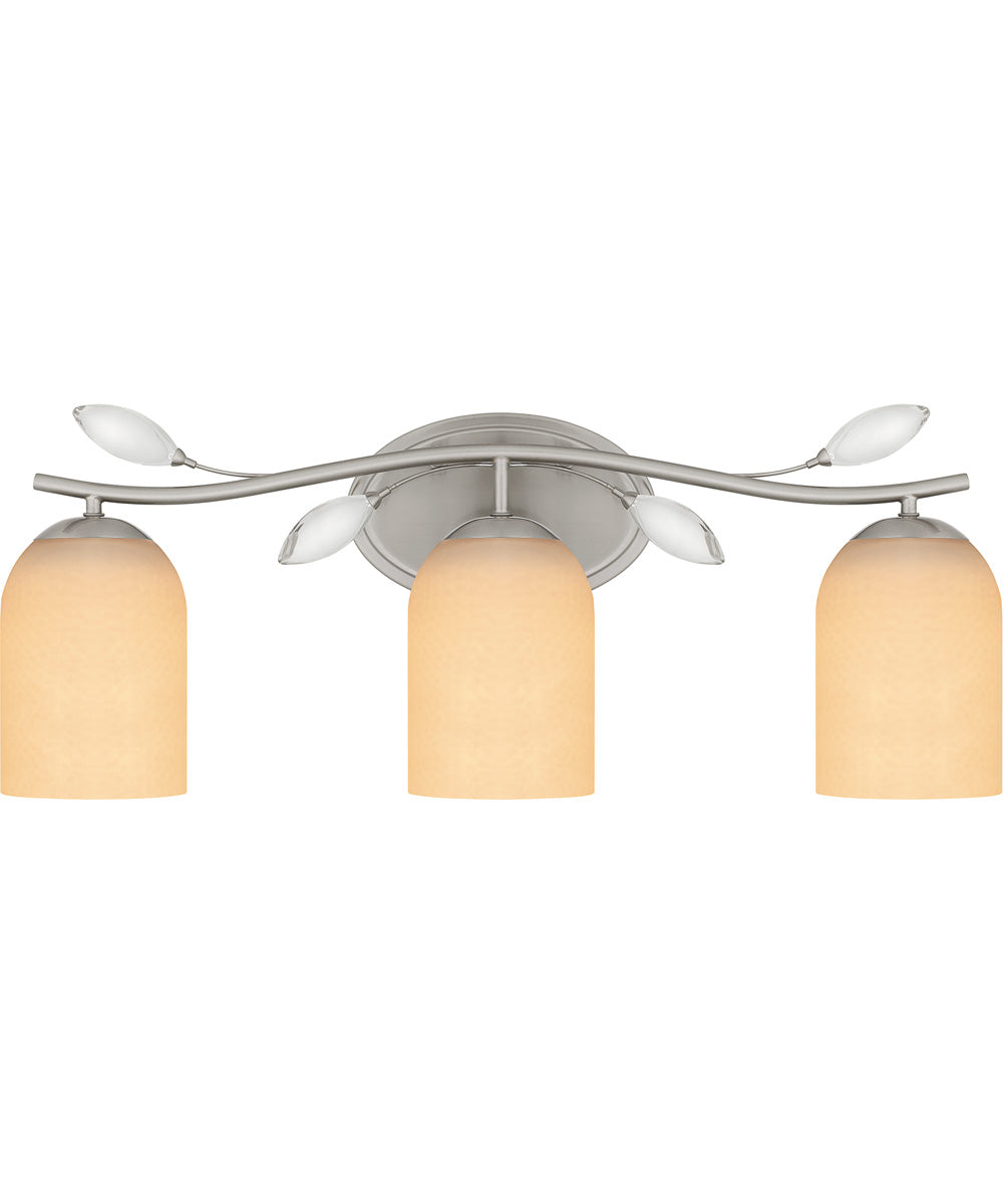 Ulysses Large 3-light Bath Light Brushed Nickel