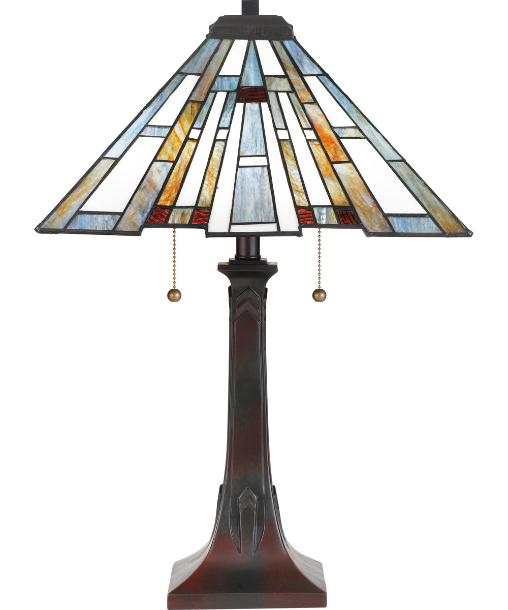 Maybeck Small 2-light Table Lamp Valiant Bronze