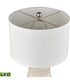 Dorin 25.5'' High 1-Light Table Lamp - White Glazed - Includes LED Bulb