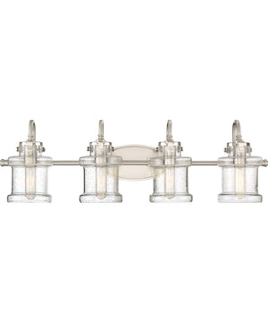 Danbury Extra Large 4-light Bath Light Brushed Nickel