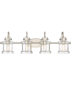 Danbury Extra Large 4-light Bath Light Brushed Nickel