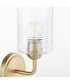 Tamara Day's Charlotte 1-light Wall Mount Light Fixture Aged Brass