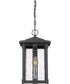 Everglade Large 1-light Outdoor Pendant Light Earth Black