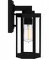 Mesnick Small 1-light Outdoor Wall Light Matte Black