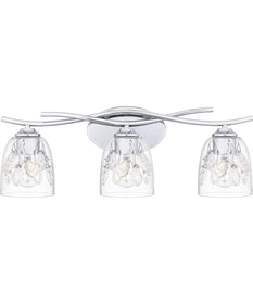 Ansley Large 3-light Bath Light Polished Chrome