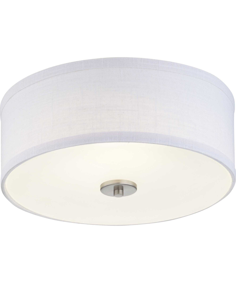 Inspire LED 13" LED Flush Mount Brushed Nickel