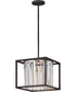 Giada 1-Light Small Convertible Pendant in Black