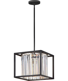 Giada 1-Light Small Convertible Pendant in Black