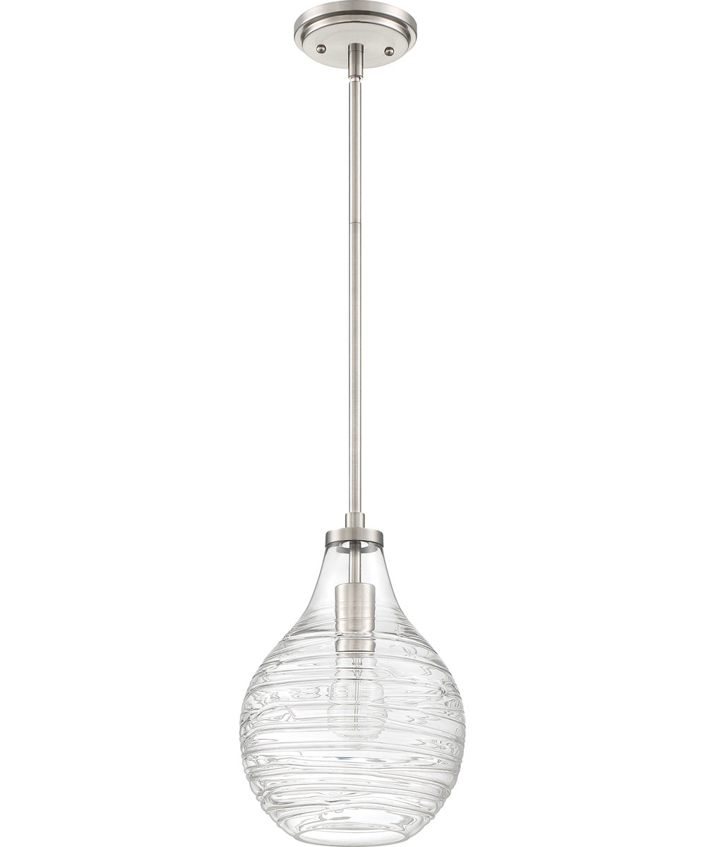 Genie Small 1-light Mini Pendant Brushed Nickel
