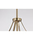 Easton 3-Light Pendant Burnished Brass