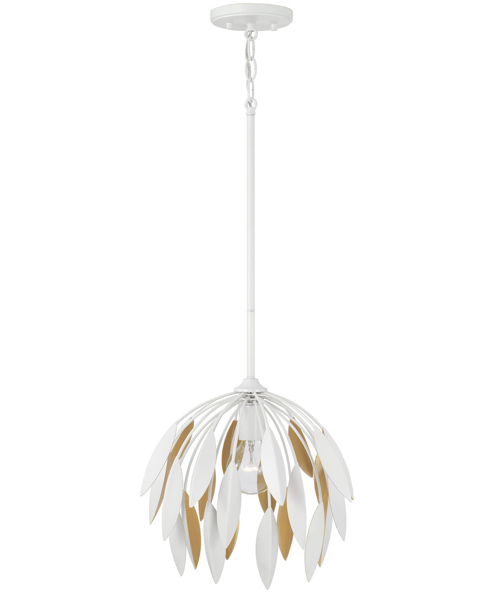 Margeaux 1-Light Pendant Matte White