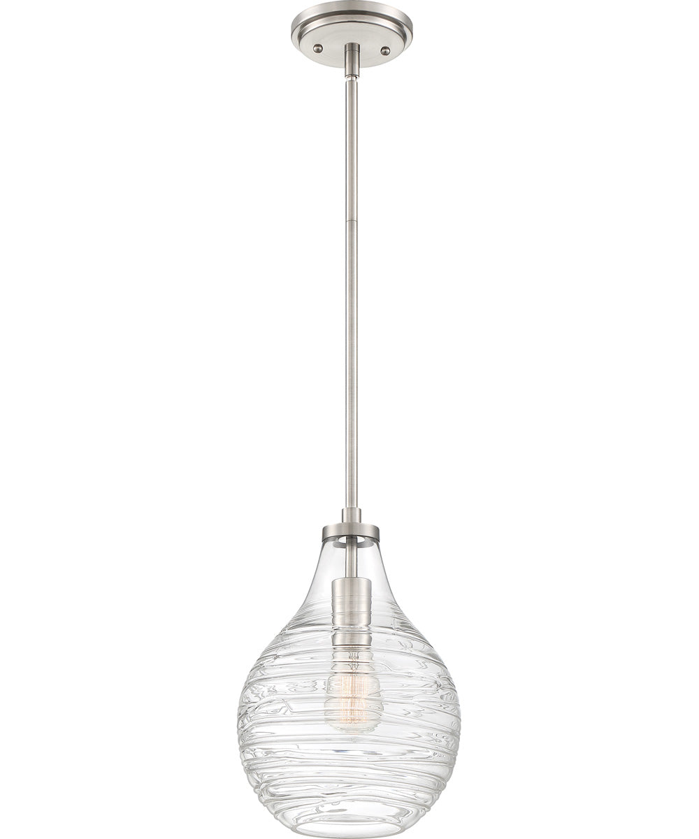 Genie Small 1-light Mini Pendant Brushed Nickel