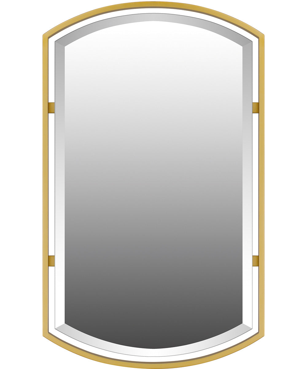 Quoizel Reflections Large Mirror Painted Brass