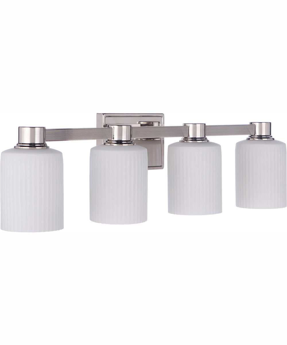 Bretton 4-Light Vanity Polished Nickel
