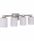 Bretton 4-Light Vanity Polished Nickel