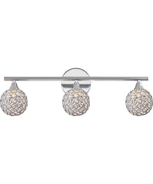 Shimmer Large 3-light Bath Light Polished Chrome