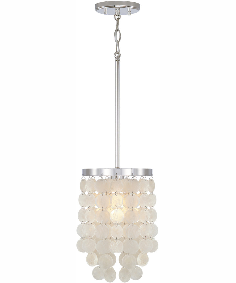 Shelby 1-Light Pendant Polished Nickel