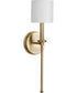 Elara 1-Light New Traditional Wall Light Vintage Brass