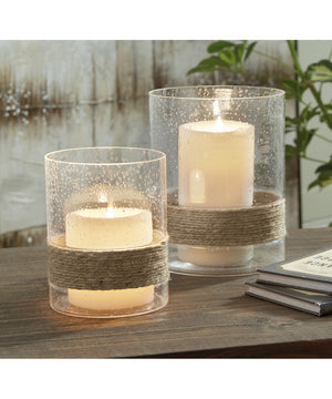 Eudocia Candle Holder Set (2/CN) Clear