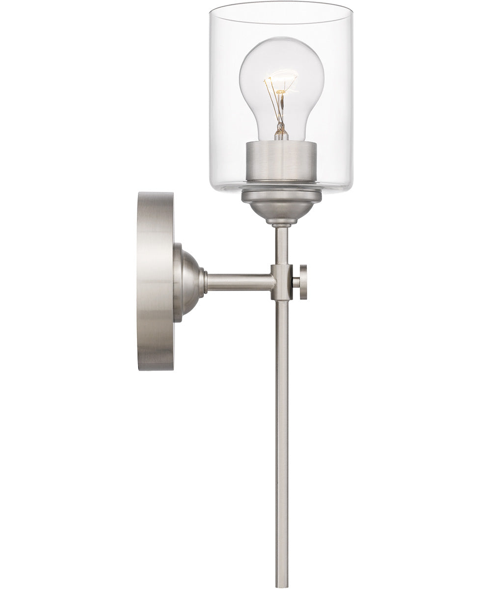 Aria Small 1-light Wall Sconce Brushed Nickel