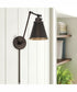 Shay 1-Light Plug In Sconce Oil Rubbed Bronze, 6"W