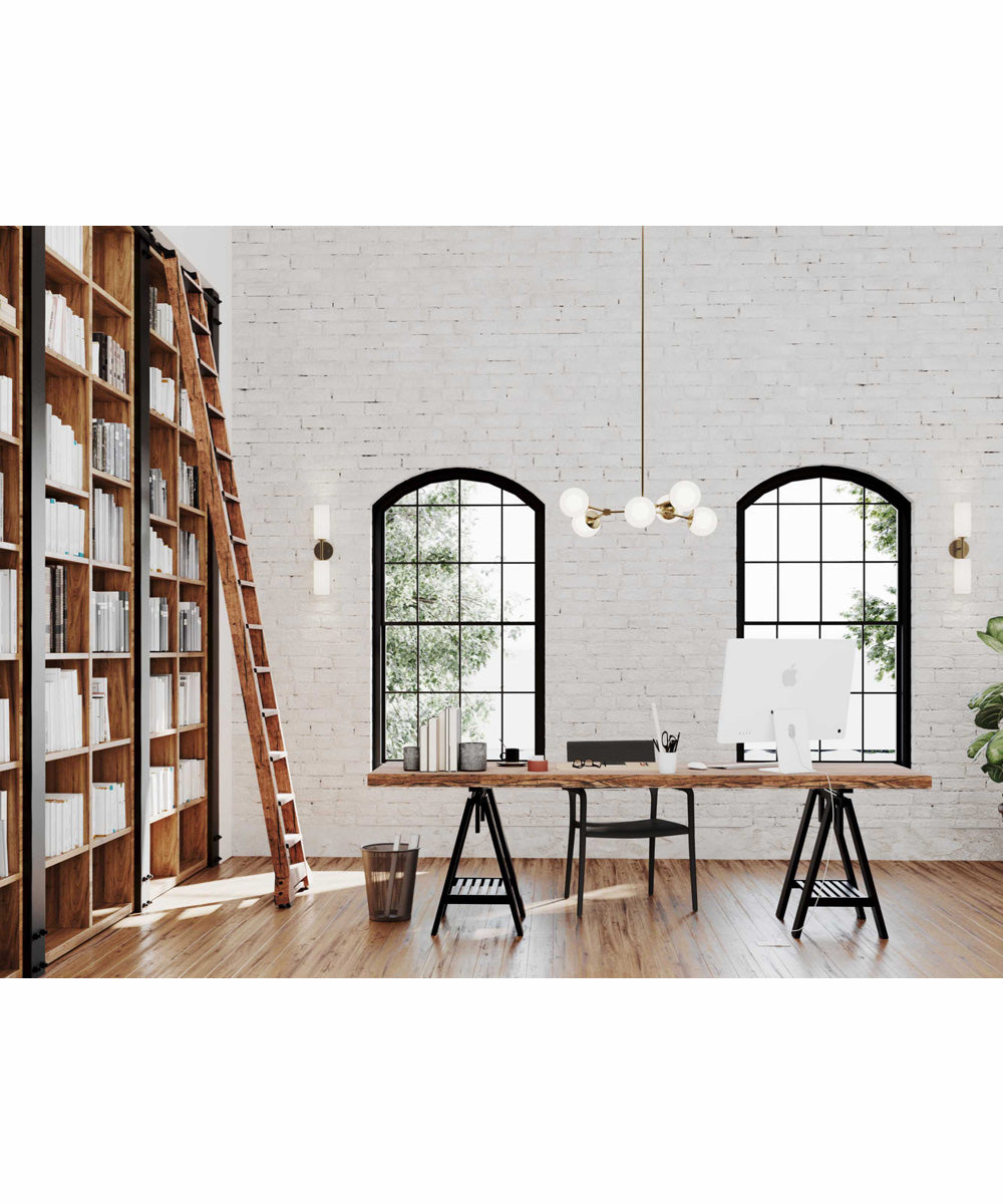 Cofield 2-Light Transitional Wall Bracket Vintage Brass