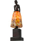 16"H Silhouette Jayne Swayne Accent Lamp