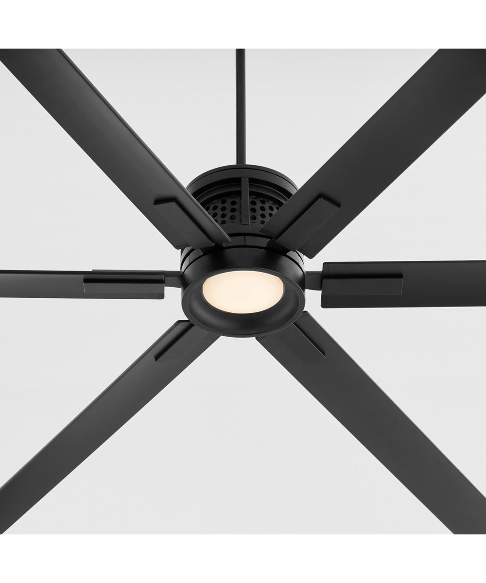 120" Zeus Patio Ceiling Fan Matte Black
