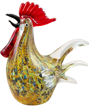 Norco Rooster Handcrafted Art Glass Figurine