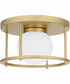 Quoizel Flush Mount Small 1-light Flush Mount Soft Gold