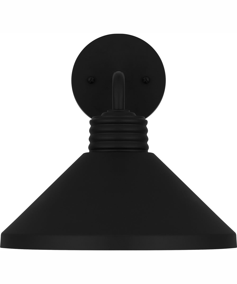 Rencher Medium 1-light Outdoor Wall Light  Coastal Armour Aluminum Matte Black