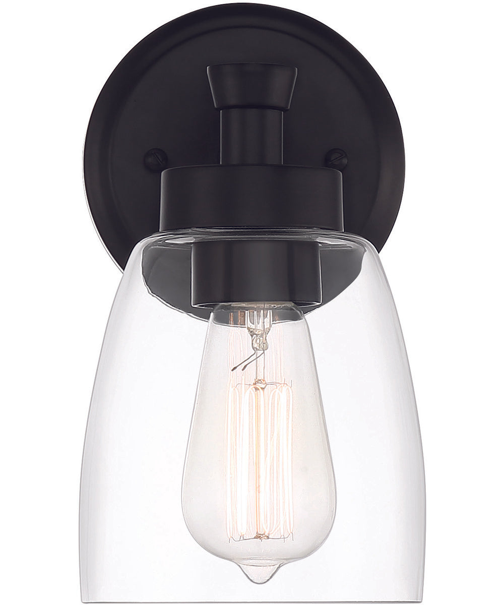 Henning 1-Light Wall Sconce Flat Black