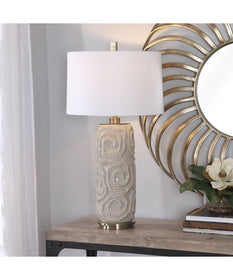 Zade Warm Gray Table Lamp