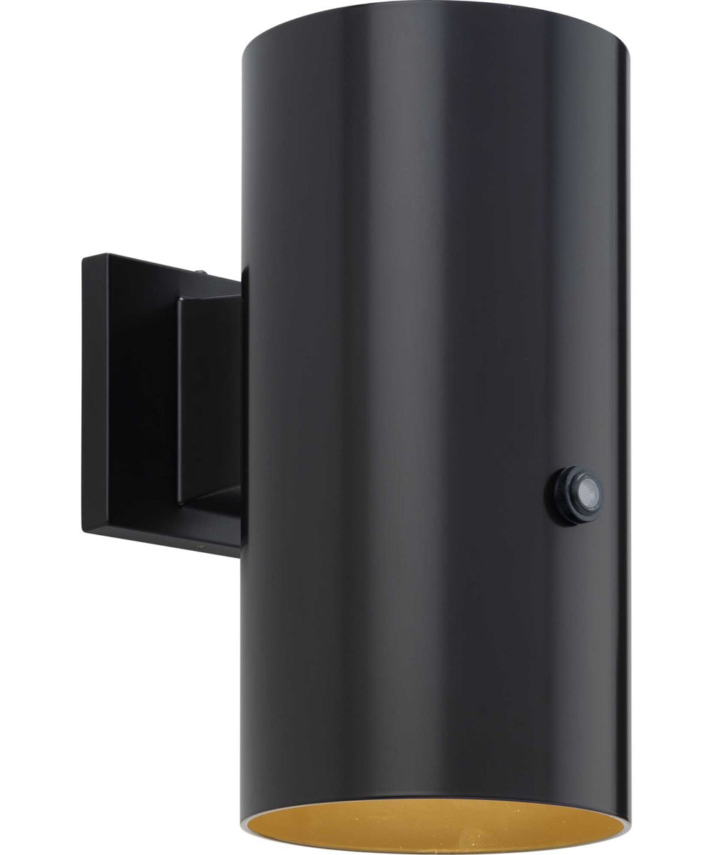 6"  LED Outdoor Aluminum Wall Mount Cylinder with Photocell Antique Bronze