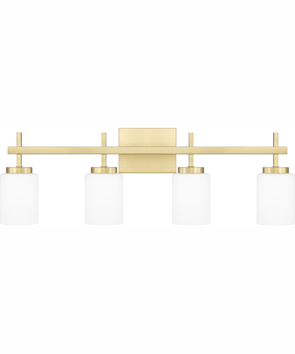 Wilburn Extra Large 4-light Bath Light Satin Brass