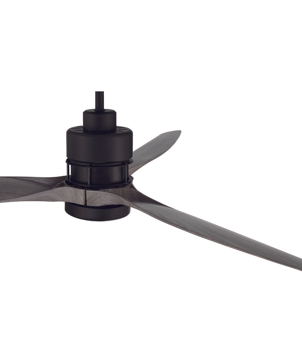 52" Sonnet 1-Light Ceiling Fan Flat Black