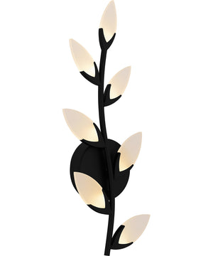 Flores Small 7-light Wall Sconce Matte Black