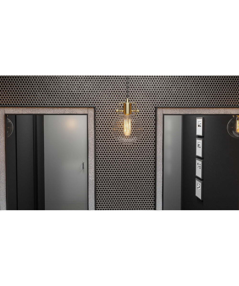 Sidwell Small 1-light Mini Pendant Weathered Brass