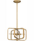 Dupree 4-light Pendant Brushed Weathered Brass