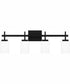 Wilburn Extra Large 4-light Bath Light Matte Black