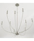 Ansley 9-Light Chandelier Brushed Nickel