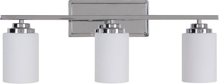25"W Albany 3-Light Bath Vanity Light Chrome