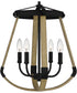 Demura 4-light Pendant Matte Black