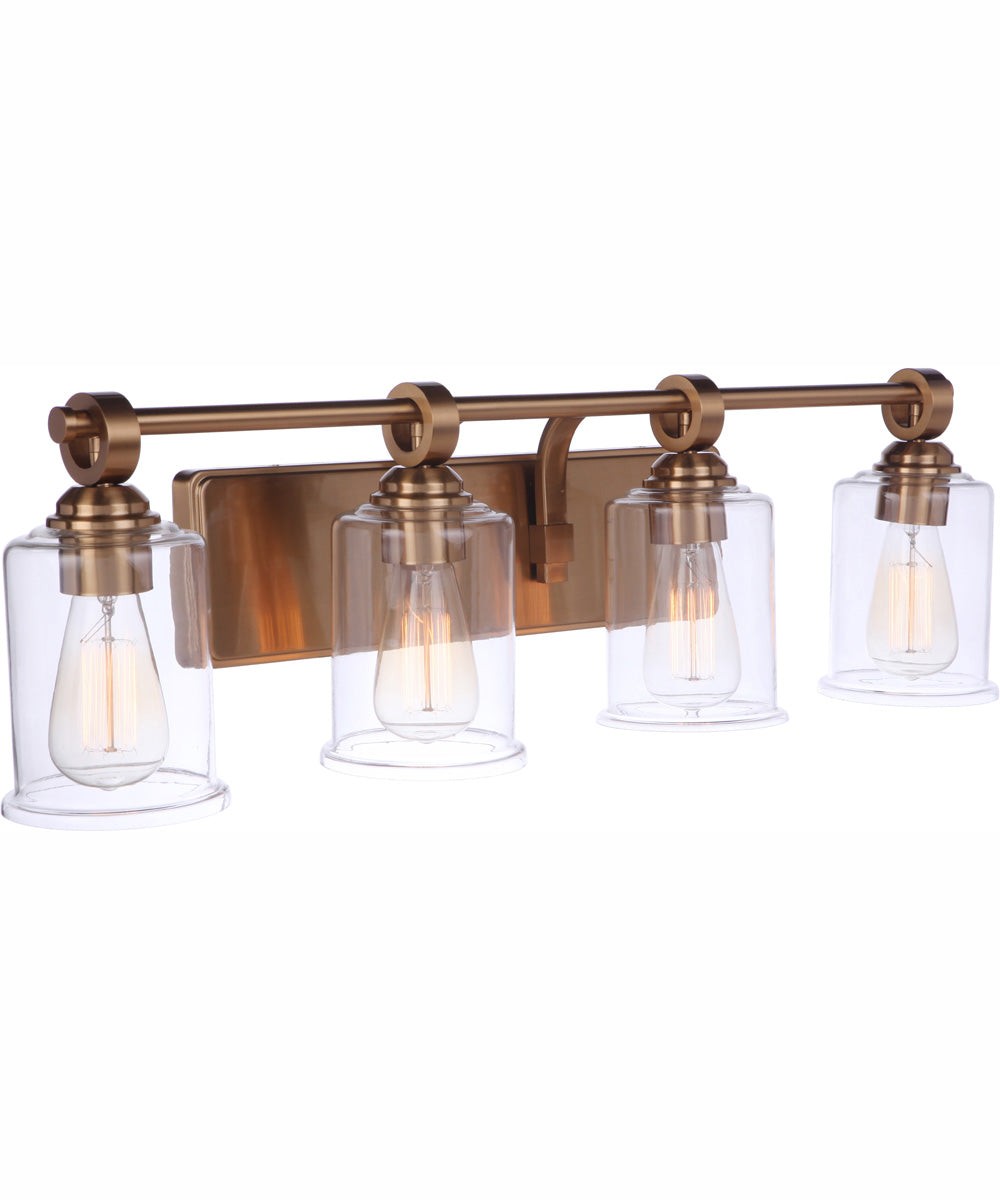 Romero 4-Light Vanity Satin Brass