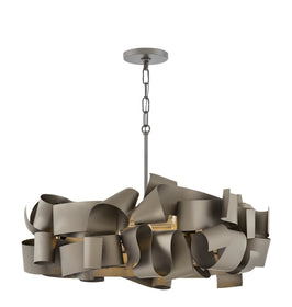 26"W Delfina 5-Light Single Tier in Metallic Matte Bronze
