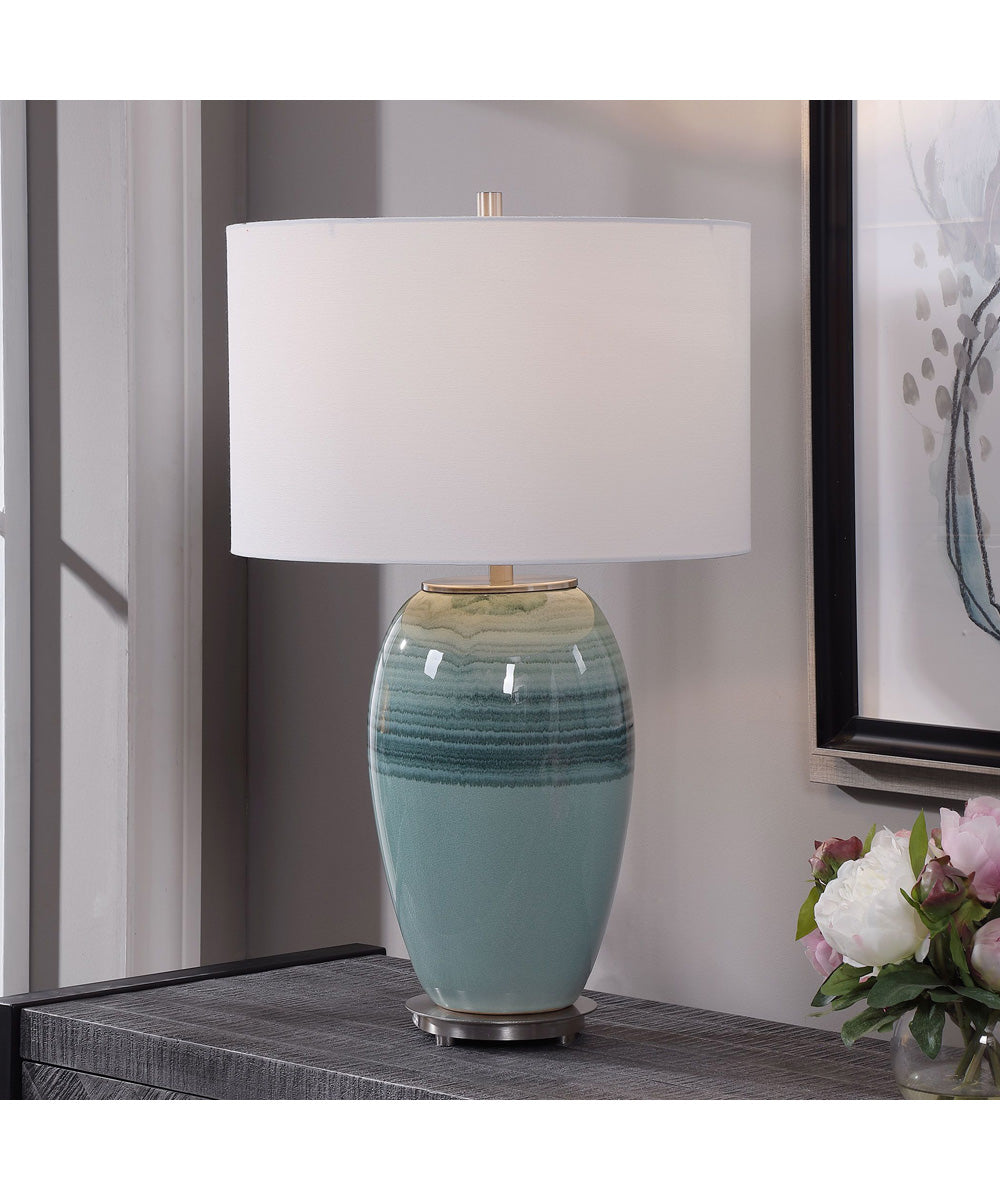 Caicos Teal Table Lamp
